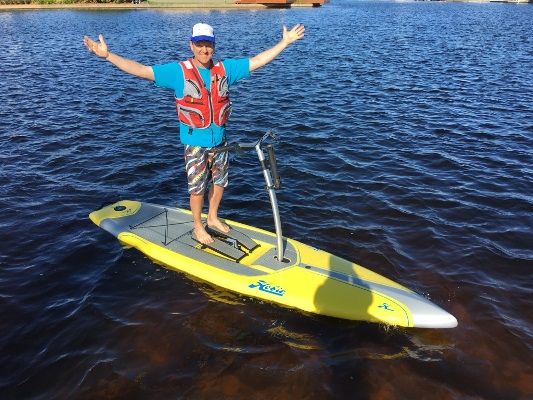 This is the new Hobie Eclipse – fast, stable and brilliant fun...but can you fish from it? Read on!