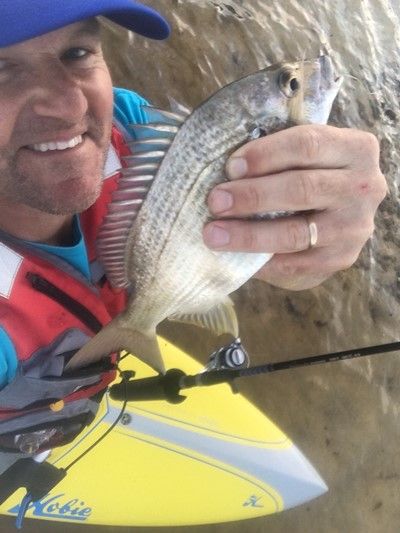 Stable enough to catch bream on lure AND take a selfie...this eclipse is a real stand up performer