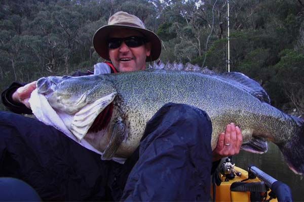 Rob with Murray Cod