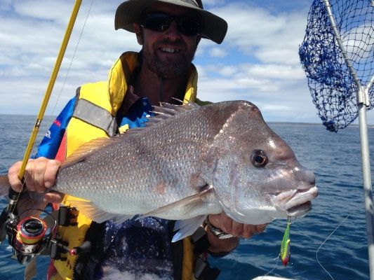Guest Peter Berryman found the snapper fishing exceptional even by WA standards