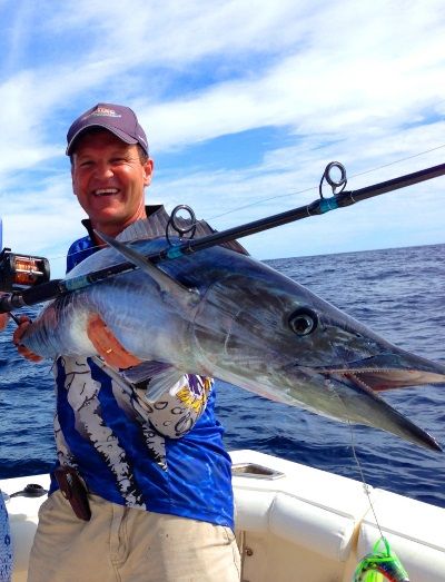 This Wahoo was a perfect Match for Robs Favourite all round reed and game outfit, the 6 to 10kg Okuma Fishing Australia FAC 601 OHM, Top shotted with 50lb braid