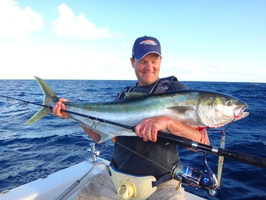 Skipper Colin Hamp from Esperance Fishing and Dive Charters told Rob if they could get to the end of the Recherche Archipelago there would be no shortage of big fish like this Sampson