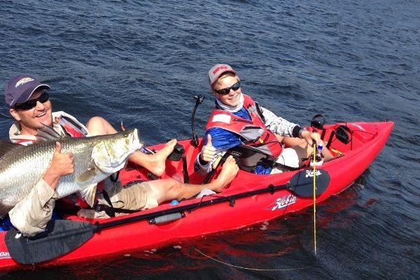 Rob and Tom scored the First meter plus barra since the 2011/2012 floods.  On light tackle amongst the timber