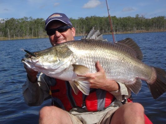 Finesse Fishing for XL Barra is a big feature of this episode