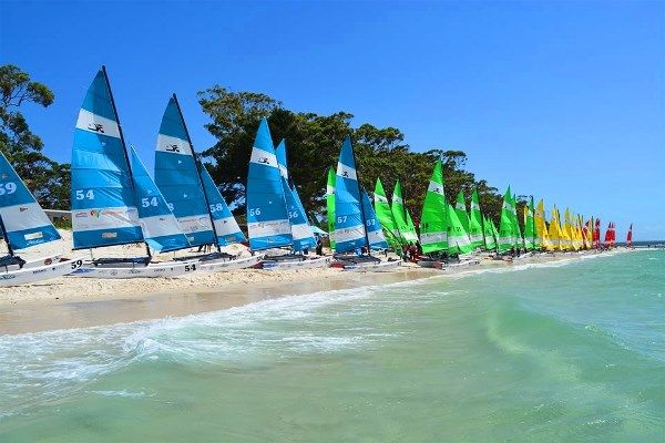 Beauty and spirit of NSW South Coast sees Hobie 16 World Championships were a huge success