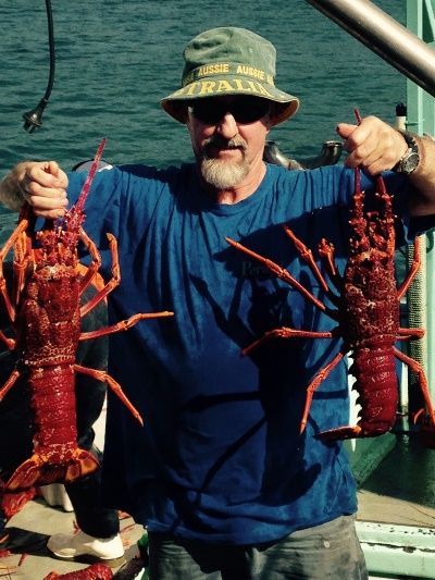 Cray Cray...watching the pro boats unload thousands of lobsters was a feast of colour and fun