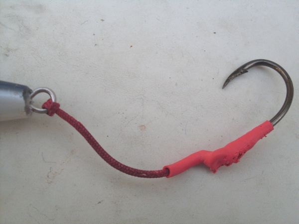 Looping an assist hook onto a hard-bodied lure is simple.