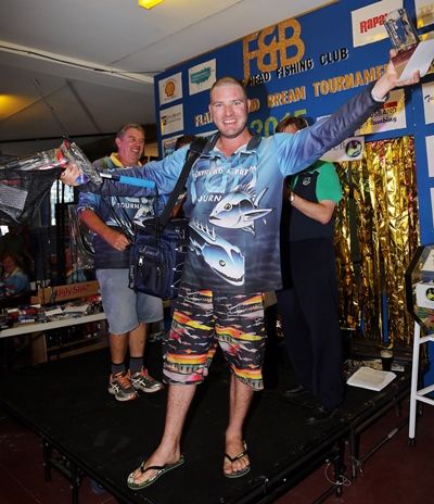 Champion angler Daniel Dowley (image rights Bruno Fabbo)