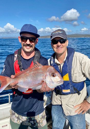 Kai Attree is one of the local fire fighters Rob interviews and takes fishing