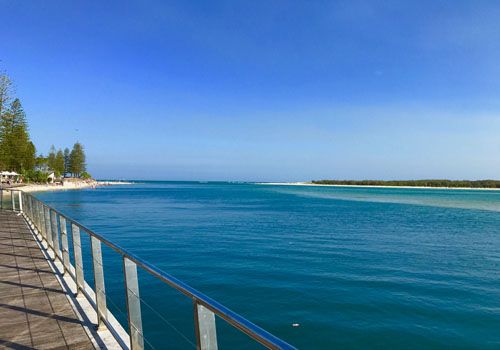 Caloundra Board walk: a purpose built fishing platform in paradise.