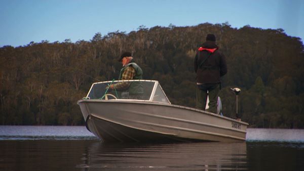 Fishing Lake Lee Tasmania