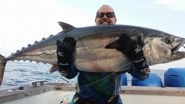 There are big sports fish there too, like this Dogtooth Tuna caught by the folks at Pepe Bali Fishing