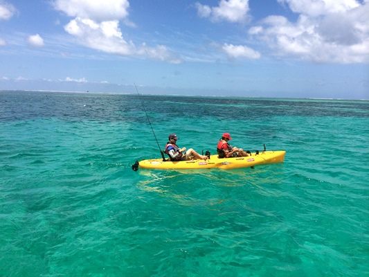 Kayak fishing The Abrolhos