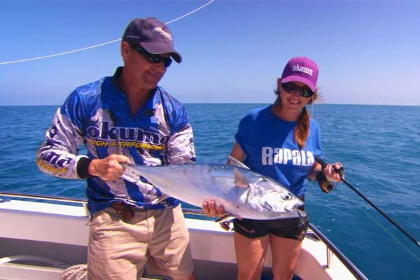 Natalina and Rob with Tuna