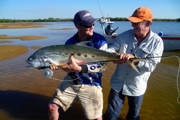 Rob and Terry with Queenfish