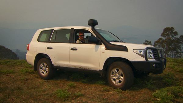 Rob in Landcruiser Oberon