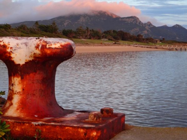 Strezlecki Peak at Flinders Island Tasmania