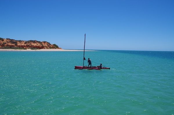 Rob then sight fished the shallows...his fav form of Fishing