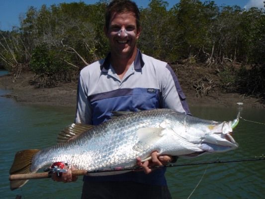 Our local contact Ben Chick is gun on the barra, but can he help us find the threadies?