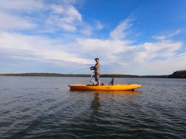 Producer Corey Wilson borrowing Rob's Hobie